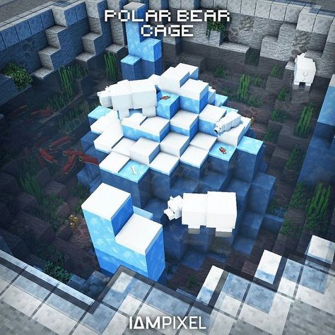 Minecraft Zoo Blueprints, Minecraft Panda Farm, Minecraft Dolphin Tank, Minecraft Sheep Enclosure, Minecraft Building Ideas Animal, Minecraft Zoo Ideas Layout, Polar Bear Enclosure Minecraft, Minecraft Zoo Ideas Aesthetic, Zoo In Minecraft