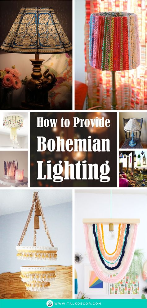 How to Provide Bohemian Lighting #bohemiandecoration #bohemianlighting #lighting, Decoration Doily Lamp, Feather Candle, Bohemian Lighting, Make A Lampshade, Bohemian Diy, Boho Lamp, Boho Lighting, Bohemian Decoration, Boho Space