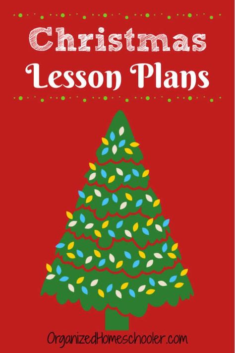 These Christmas Lesson Plans are great for kids of all ages. They are a great addition to any homeschool Christmas plan. #Christmas #homeschool #Christmaslessonplans Lesson Plan Kindergarten, Christmas Lesson Plans, December Lesson Plans, Christmas Homeschool, Christmas Lesson Plan, Halloween Lesson Plans, Homeschool Christmas, Elementary Homeschool, December Lessons