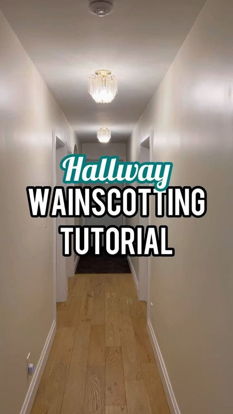 Hallway Wainscotting, Hallway Makeover, Storage Hallway, Narrow Hallway Decorating, Board And Batten Wall, Diy House Renovations, Playful Decor, Diy Home Repair, Home Upgrades