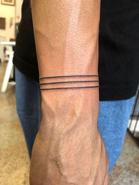 Inner Wrist Tattoos Men, Wrist Tattoos Men, Bracelet Tattoo For Man, Wrap Around Wrist Tattoos, Wrist Band Tattoo, Tattoos Forearm, Simple Arm Tattoos, Simple Tattoos For Guys, Band Tattoos