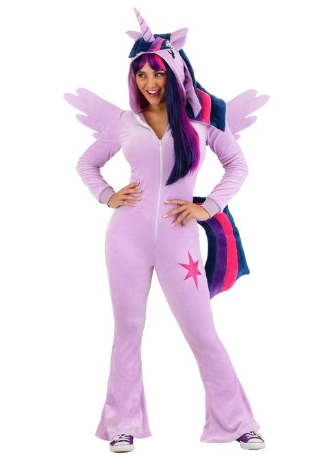 Twilight Sparkle Costume, Sparkle Jumpsuit, My Little Pony Twilight Sparkle, Costume Unicorn, My Little Pony Figures, Jumpsuit Costume, My Little Pony Costume, Duo Halloween Costumes, My Little Pony Twilight