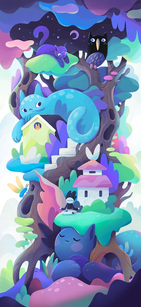 Procreate Commissions on Behance Procreate Pocket, 동화 삽화, Arte Do Kawaii, Procreate Ipad Art, Posca Art, Ipad Drawings, Procreate Ipad, Affinity Designer, Ipad Art