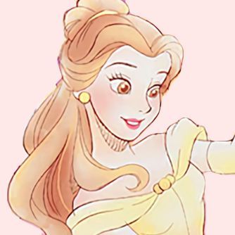 Pink Beauty And The Beast, Belle Pfp, Belle Icon, Belle Aesthetic, Disney+ Icon, Printable Wall Collage, Disney Icons, Belle Beauty And The Beast, Belle Beauty