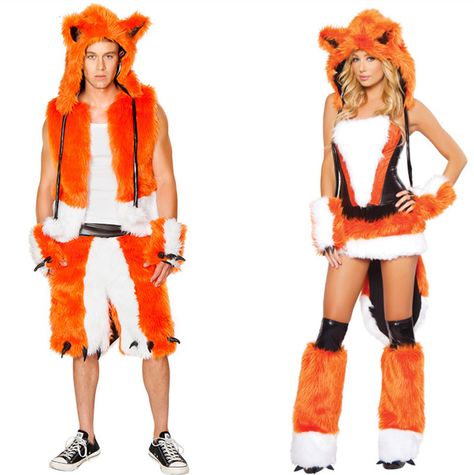 2014 New Halloween costume Animal Plush couples dress Cosplay male uniform temptation orange fox cosplay costume HC397 - http://www.aliexpress.com/item/2014-New-Halloween-costume-Animal-Plush-couples-dress-Cosplay-male-uniform-temptation-orange-fox-cosplay-costume-HC397/2051741376.html Halloween Costume Animal, Male Uniform, Fox Halloween Costume, Fox Cosplay, Couples Dress, Hunter Costume, Fox Halloween, Animal Halloween Costumes, Costume For Men