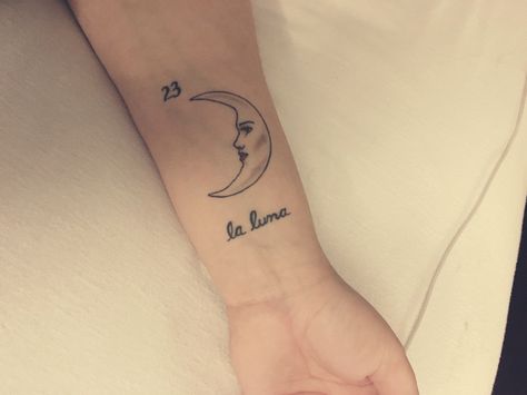 La luna inspired from the loteria La Luna Tattoo, Loteria Tattoo, Luna Tattoo, Elephant Tattoos, Sleeve Tattoos For Women, Hip Tattoo, Little Tattoos, Piercing Tattoo, Love Tattoos