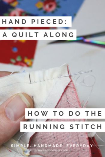 Hand Quilting For Beginners, Quilters Knot, Easy Hand Quilting, Hand Quilting Designs, Hand Pieced Quilts, Hand Piecing, Hand Sewing Projects, Beginner Sewing Projects Easy, Sewing Stitches