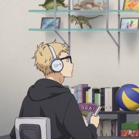 Tsukishima Haikyuu, Cute Widgets, Aesthetic Android, Haikyuu Tsukishima, Anime Theme, Tsukishima Kei, Haikyuu Wallpaper, Haikyuu Manga, Png Icons