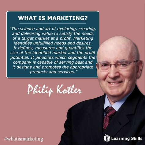 Dr. Philip Kotler's Marketing Definition What do you think 'marketing' is? Use comment box below.. #whatismarketing Philip Kotler, Marketing Definition, What Is Marketing, Digital Marketing Quotes, Marketing Quotes, You Think, Digital Marketing, Science, Marketing