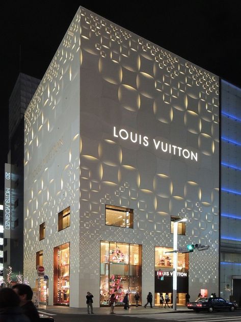 Louis Vuitton Tattoo, Vertrouw Op God, Retail Facade, Commercial Design Exterior, Abed Mahfouz, Shop Facade, Storefront Design, Louis Vuitton Store, Chanel Resort