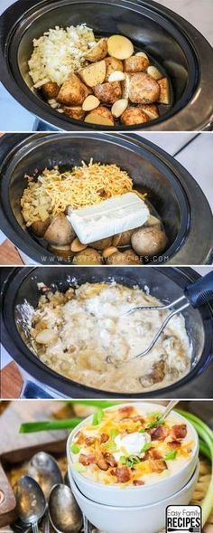 My Husband said this is the BEST Soup! Loaded Potato Soup Crock Pot recipe #crockpot #slowcooker #soup Loaded Potato Soup Crock Pot, Potato Soup Crock Pot, Crock Pot Food, Loaded Potato Soup, Crock Pot Recipe, Loaded Baked Potato Soup, Baked Potato Soup, Soup Crock Pot, Loaded Potato