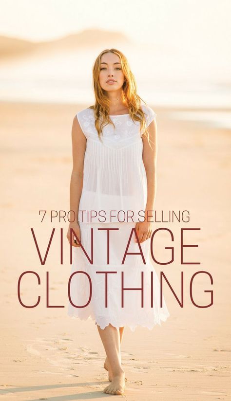 7 Pro Tips For Selling Vintage Clothing Clothing Resale, Selling Used Clothes, Cleopatra Beauty Secrets, Dior New Look, Resale Clothing, Secondhand Style, Mod Look, Shabby Chic Clothes, Poodle Skirt