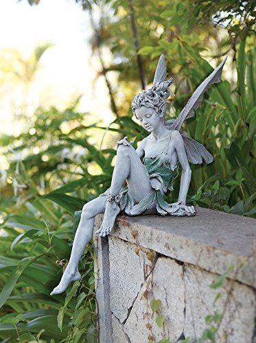 Angel Garden Statues, Balkon Decor, Garden Fairies Figurines, Minecraft Banner Designs, Frog Statues, Woodland Flowers, Fairy Statues, Garden Figurines, Fleur Design