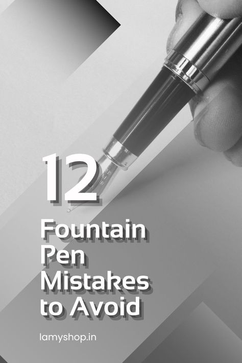 🖋️🚫 Master the art of fountain pen writing by avoiding these common mistakes. From pressing too hard on the nib to using the wrong ink and neglecting maintenance, learn how to preserve the beauty and performance of your cherished pen. Embrace proper technique, care, and ink choices to ensure a smooth and enjoyable writing experience. Let your fountain pen glide effortlessly on the page as you navigate the world of elegant penmanship. 📝✨ Writing With Fountain Pens, How To Write With A Fountain Pen, Elegant Penmanship, Fountain Pen Art, Fountain Pen Writing, Fountain Pens Writing, Pen Tricks, Best Fountain Pen, Pen Writing