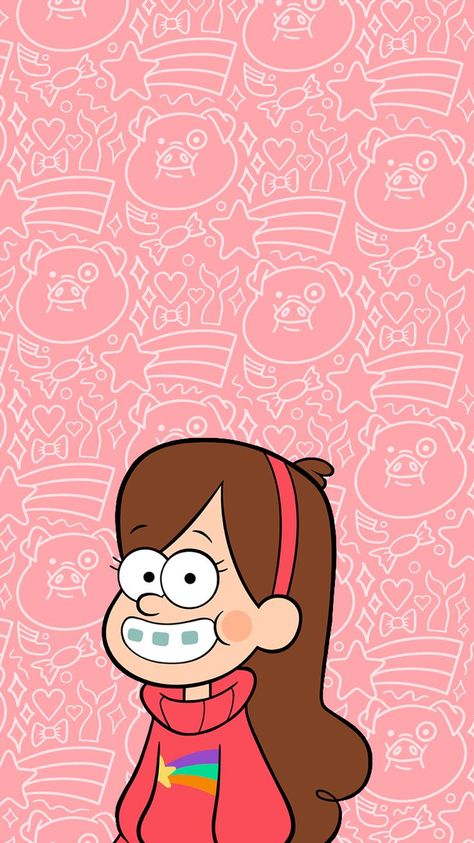 Mabel Pines Wallpaper, Wallpaper Gravity Falls, Mable Gravity Falls, Gravity Falls Wallpaper, Mabel Gravity Falls, Mabel And Dipper, Mable Pines, Disney Lockscreen, World Map Painting