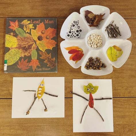 Early Fall Preschool Crafts, Fall Exploration Preschool, Reggio Leaf Activities, Leaves Art Activities For Preschoolers, Diy Fall Activities, Reggio Back To School Activities, Autumn Nature Activities, Autumn Leaves Activities, Leaf Books For Preschoolers