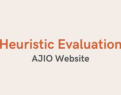 Check out new work on my @Behance profile: "Heuristic Evaluation of AJIO Website" http://be.net/gallery/189513911/Heuristic-Evaluation-of-AJIO-Website Heuristic Evaluation, User Experience, Ux Design, New Work, Work On, Temple, Design