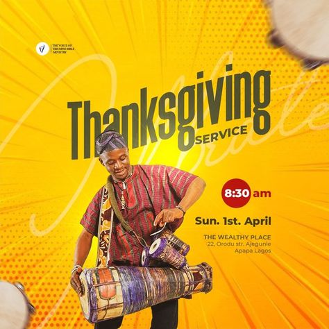 church thanksgiving flyer design. Tutorial is available on YouTube, @ The Teji Concept or click website link Thanksgiving Graphics Design, Thanksgiving Design Graphic, Church Thanksgiving Flyer Design, Church Flyer Design Templates, Thanksgiving Graphic Design, David Wallpaper, Thanksgiving Flyer, Spiritual Design, Business Card Design Black