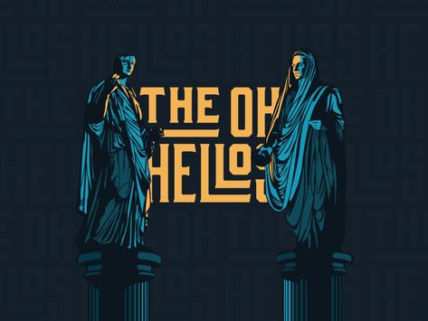 The Oh Hellos by Brendan O'Connor | Dribbble | Dribbble The Oh Hellos, Hello Quotes, Hello Wallpaper, Hello Design, Play That Funky Music, Cd Design, Lord Huron, The Lumineers, Tour Posters