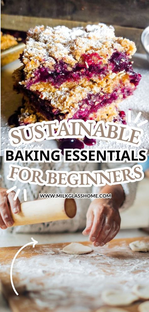 New to baking? This beginner’s guide to baking essentials covers everything you need, from basic tools to must-have ingredients. Get started on your baking journey with ease and confidence using these tips and recommendations. Baking Essentials Tools, Baking Essentials, Glass Home, Basic Tools, Baking Supplies, Milk Glass, Home Kitchen, Pantry, Get Started