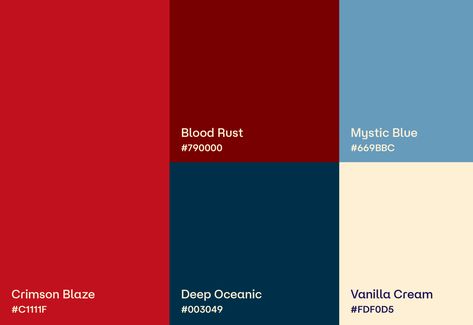 Ruben Hume (@RubenHume) on X Maroon And Blue Color Palette, Colour Palette Red Blue, Red And Blue Colour Palette, Red Pallet Color, Red Blue Palette, Red And Blue Color Scheme, Red And Blue Color Palette, Maroon Color Scheme, Blue Design Graphic