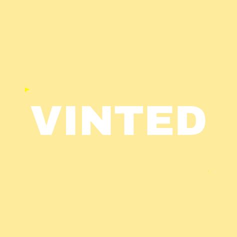 Vinted App Icon, Vinted App, Yellow App Icon, Apps Icon, Aesthetic Yellow, Logo Application, Yellow Aesthetic, App Icon, Collage