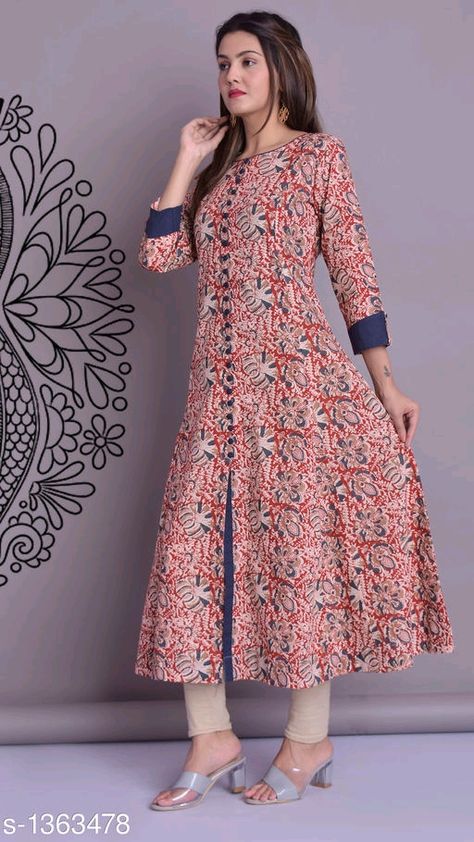 Silk Kurti Designs, Indian Kurti Designs, New Kurti Designs, New Kurti, Salwar Pattern, Simple Kurta Designs, Designer Kurti Patterns, Kurti Patterns, Simple Kurti Designs