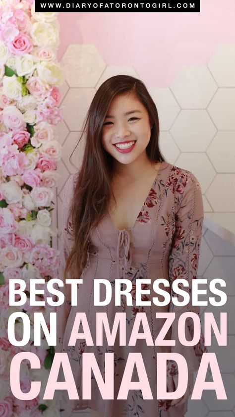 The best and cutest dresses on Amazon Canada to shop, whether you're looking for casual summer dresses or fancy formal dresses. Dresses On Amazon, Canadian Clothing, Petite Height, Dress Stores, Toronto Girls, Best Clothing Brands, Canada Holiday, Cute Maxi Dress, Amazon Canada