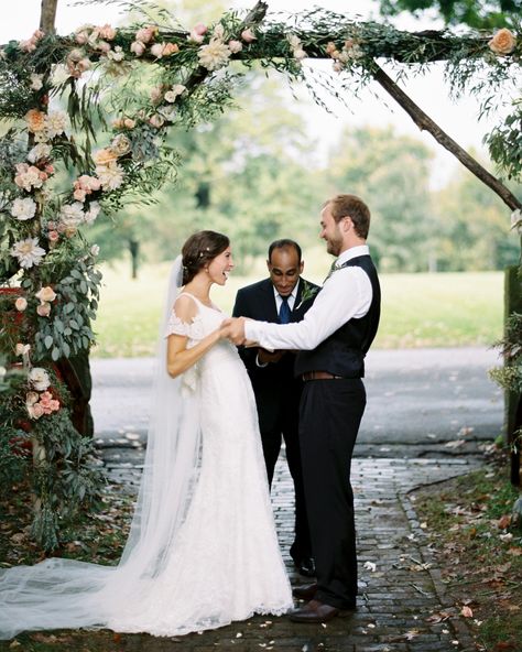 First Kiss Wedding Pictures, First Kiss Wedding, Wedding Processional, Kiss Wedding, Martha Weddings, Kentucky Wedding, Wedding Register, Martha Stewart Weddings, Wedding Officiant