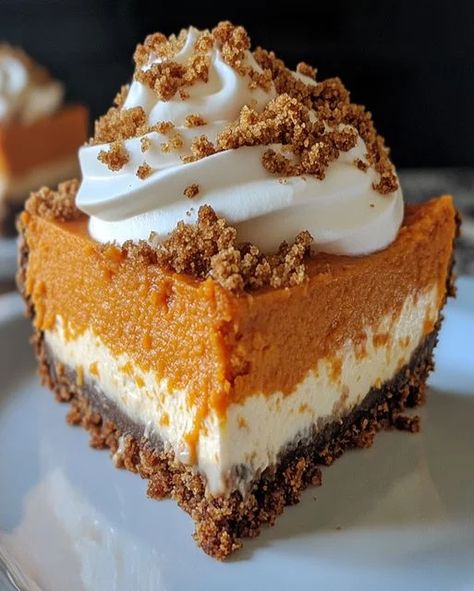 Sweet Potato Cheesecake Pie blends creamy cheesecake with spiced sweet potatoes for a perfect dessert. Try this recipe today! Sweet Potato Cheesecake Pie, Cheesecake Pie Recipes, Crawfish Pie, Sweet Potato Dessert, Sweet Potato Cheesecake, Sweet Potato Pies Recipes, Sweet Potato Cake, Cheesecake Pie, Pumpkin Pie Recipes