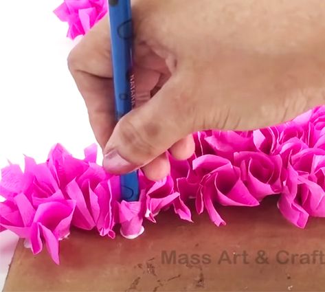 DIY 3D Floral Numbers for Party - DIY Crepe Paper Crafts - 3D Floral Letters Tissue Letters Diy, Diy Flower Number, Tissue Paper Number Diy, Diy Numbers For Birthday, Number Decorations Birthday, Tissue Paper Numbers, Letter Standee Diy, Birthday Numbers Diy, Tissue Paper Letters