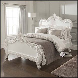 French Style Bedroom Furniture, French Furniture Bedroom, French Style Bed, French Style Bedroom, Eastern King Bed, Arched Headboard, French Bed, French Country Bedrooms, French Bedroom