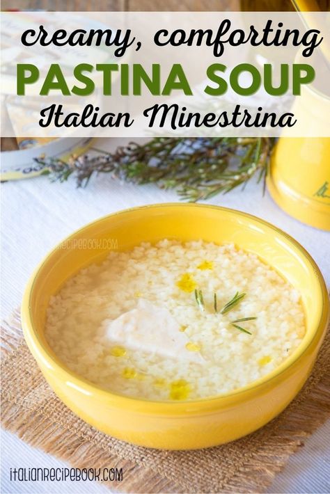 Pastina Salad Recipes, Creamy Pastina Soup, How To Make Pastina, Easy Pastina Soup, Pastina Recipes Soup, Pastina Recipes Italian, Pastina Soup Recipes, Italian Penicillin Soup, Italian Pastina Soup