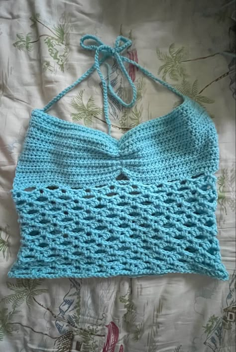 Crochet Halter Top Pattern, Halter Top Pattern, Crochet Halter Top, Crochet Halter, Crochet Fashion Patterns, Crochet Halter Tops, Crochet Shirt, Crochet Inspo, Crochet Tops