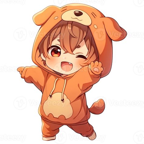 Cute Chibi Boy Wearing A Dog Hoodie AI Generative Character Form, Chibi Dog, Chibi Cartoon, Chibi Boy, Chibi Characters, Boys Wear, Dog Hoodie, Cute Chibi, Beautiful Fantasy Art