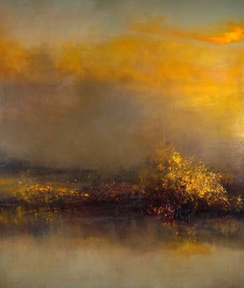 Autumn Abstract Painting, Maurice Sapiro, Magical Paintings, Encaustic Painting, Artistic Inspiration, Abstract Art Landscape, Pc Games, Abstract Landscape Painting, Seascape Paintings