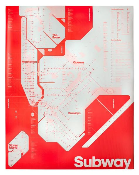 Triboro’s One-Color Subway Map / via September Industry. #maps #nyc Nyc Subway Map, Ny Subway, New York City Map, Subway Map, Graphic Design Collection, New York Subway, U Bahn, Nyc Subway, Information Graphics