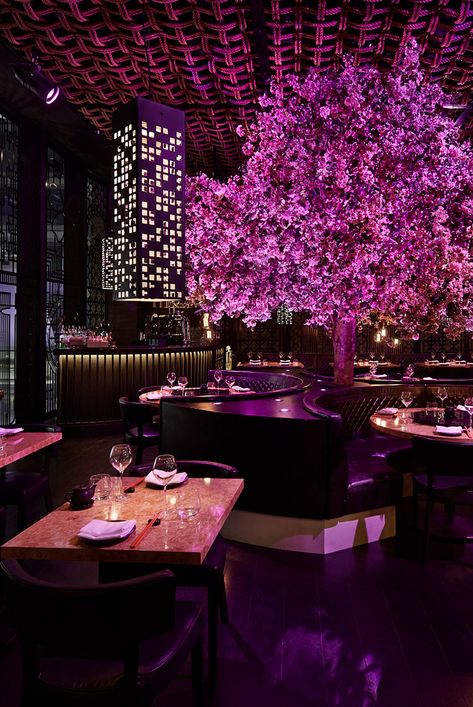 Lounge Restaurant Design Ideas, Restaurant Inspo Interior Design, Restaurant Design Luxury, Dream Restaurant Ideas, Tattu Restaurant And Bar, Luxury Club Interior, Resturant Design Ideas, Lounge And Bar Design, Modern Bar Aesthetic