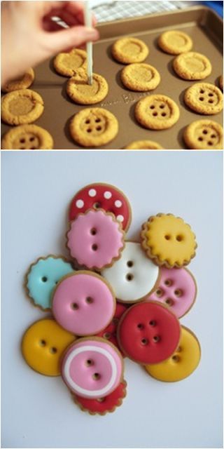 Colorful Cookies, Button Cookies, Cookie Recipes Decorating, Halloween Breakfast, Cookie Decoration, Cookie Making, Iced Biscuits, Cute Snacks, Cute Cookies