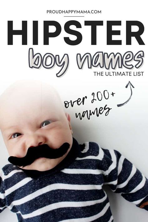 Want to find the best hipster boy names for your hip little man? Then you'll love this ultimate list of the best hipster baby boy names! Here you'll find the best unique hipster boy names, cute hipster boy names, cool hipster boy names, uncommon hipster boy names, and more! Hipster Boy Names, Boy Names Uncommon, Trendy Boy Names, Earthy Boy Names, Hipster Names, Bible Baby Names, Uncommon Boy Names, Baby Boy Names Strong, Baby Boy Name List