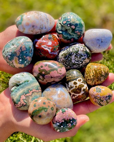 Jasper Jewelry, Cool Rocks, Minerals And Gemstones, Shiny Things, Ocean Jasper, Rocks And Crystals, Crystals And Gemstones, Geology, Photo Credit