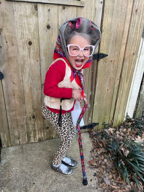 100 Day Grandma Costume, 100 Days Of School Kindergarten Dress Up, 100s Day Outfit, 100 Day Dress Up, 100 Days Of School Makeup Kids, Toddler 100th Day Of School Outfit, 100 Days Of School Outfit Ideas, 100th Day Of School Outfits For Kids, 100 Day Of School Grandma Outfit