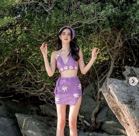 Korean Beach Outfit Aesthetic, Ulzzang Beach Outfit, Beach Outfit Korean Style, Ulzzang Beach, Korean Beach Outfit, Davikah Hoorne, Dress Beach Outfit, Mai Davika, Cute Beach Outfits