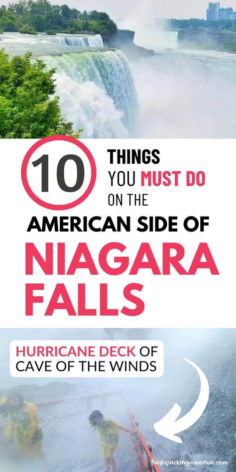 US travel. Visit the blog for fun things to do on the American side of niagara falls! travel destinations. places to travel. summer road trip from NYC. from buffalo ny. upstate new york. from rochester ny. Niagara Falls USA. american side niagara falls. outside activities. kids, teens, family, families. waterfalls. weekend trip from new york city. new york outdoor vacation. summer bucket list. new york travel. june. july. august. september. travel aesthetic. flashpacking america niagara falls Niagara Falls American Side, New York Road Trip, Niagara Falls At Night, Niagara Falls Usa, Niagara Falls Trip, Activities With Kids, Niagara Falls State Park, New York State Parks, Niagara Falls New York