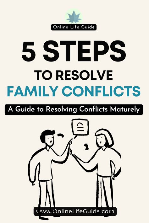 Discover how to resolve family conflicts with this comprehensive 5-step guide to conflict resolution. Learn practical techniques for managing disagreements, fostering open communication, and rebuilding trust within your family. This guide helps you understand the essential steps to handle conflicts more effectively, ensuring a harmonious and supportive family environment. This guide includes practical steps improve communication, and restore harmony within your family. Rebuilding Family Relationships, Family Conflict Resolution Worksheet, Family Therapy Interventions, Family Conflict Resolution, Relationship Conflict Resolution, Conflict Resolution Worksheet, How To Handle Conflict, Emotional Maturity, Family Communication