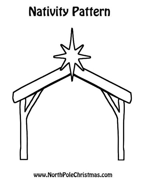 Nativity Stable Template | DIY Crafts, Printable Gingerbread Nativity Template, Felt Nativity Pattern Templates Free, Nativity Craft Preschool Free Printable, Manger Template Free Printable, Nativity Scene Silhouette Template, Nativity Felt Pattern, Nativity Scene Cutouts Free Printable, Nativity Stencils Free Printable, Nativity Silhouette Free Printable