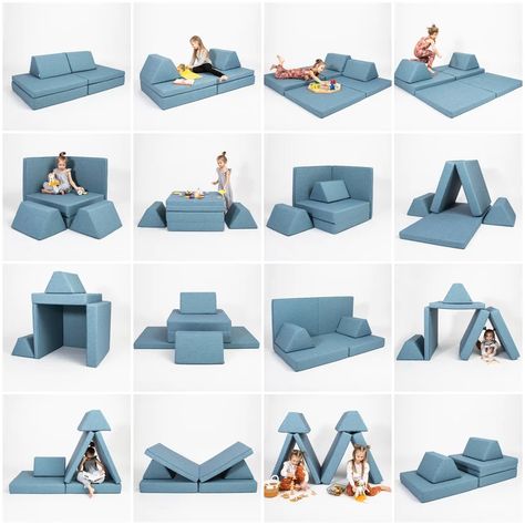 1 Nugget Couch Ideas, Reading Couch, Couch Foam, Foam Couch, Toddler Couch, Nugget Couch, Kid Furniture, Scandinavian Baby, Play Couch