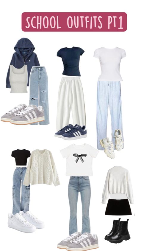 Cute trendy stylish school outfits Seventh Grade Outfit Ideas, Cute Outfits For Field Trips, Cute Trendy School Outfits, School Outfit Inspo Highschool, Outfits For School 12-13, What To Wear On Thursday For School, Good Outfit Ideas For School, Cute Outfits For School Pictures, Outfit Ideas For School Mid Size