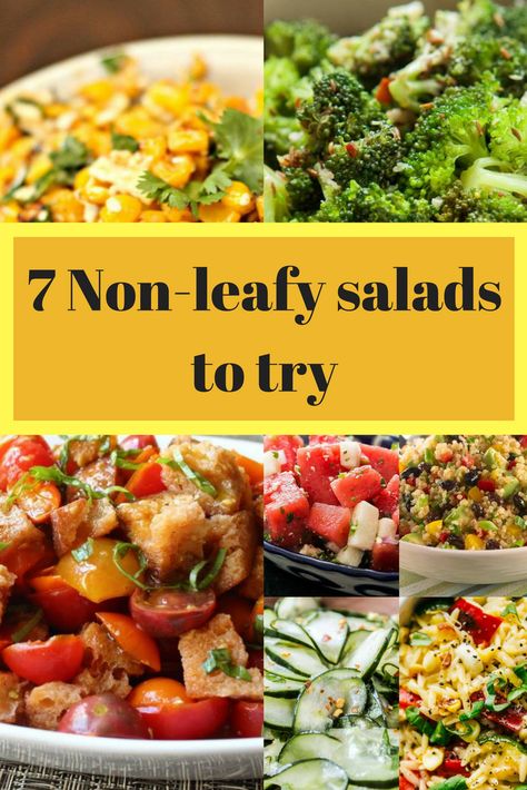 Salads of all sorts make a great side dish for just about any meal. Here are seven non-leafy salads worth adding to your recipe repertoire. Leafy Salad Recipes, Leafy Salads, Leafy Salad, Diy Survival, Household Budget, Thrifty Living, Type Of Person, Self Sufficiency, Money Saving Ideas