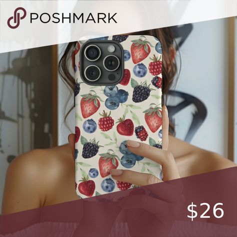 iPhone 15 Pro berry case Iphone, Berry, Branded Phone Cases, Iphone 15 Pro, Iphone 15, Brand New, Closet